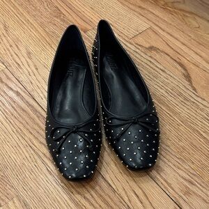 SCHUTZ Arissa Studded Ballet Flats
